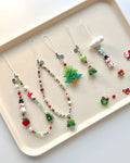 🎄✨ Christmas Beaded Phone Charm
