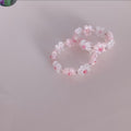 Pink Crystal Beads Ring